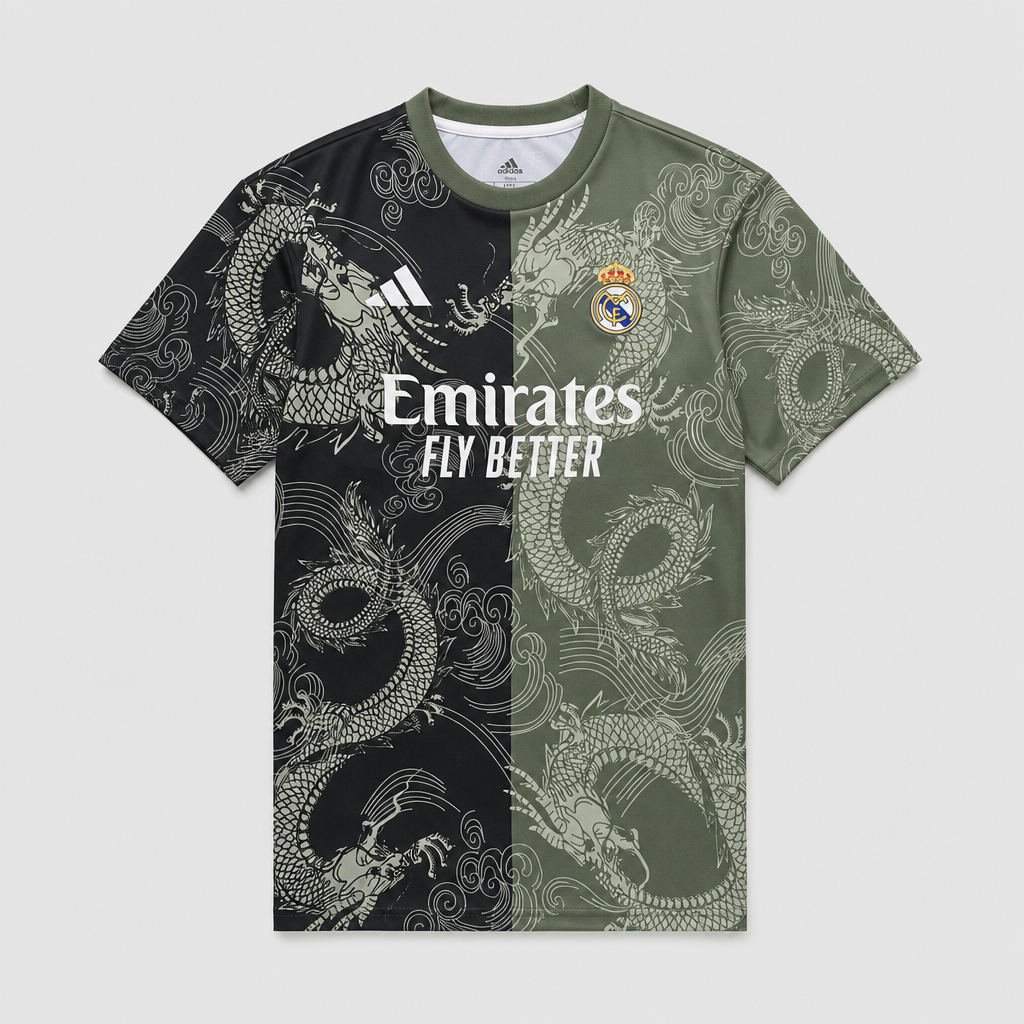 Special Edition Dragon Black Green Special Edition 26/27 Men's Shirt