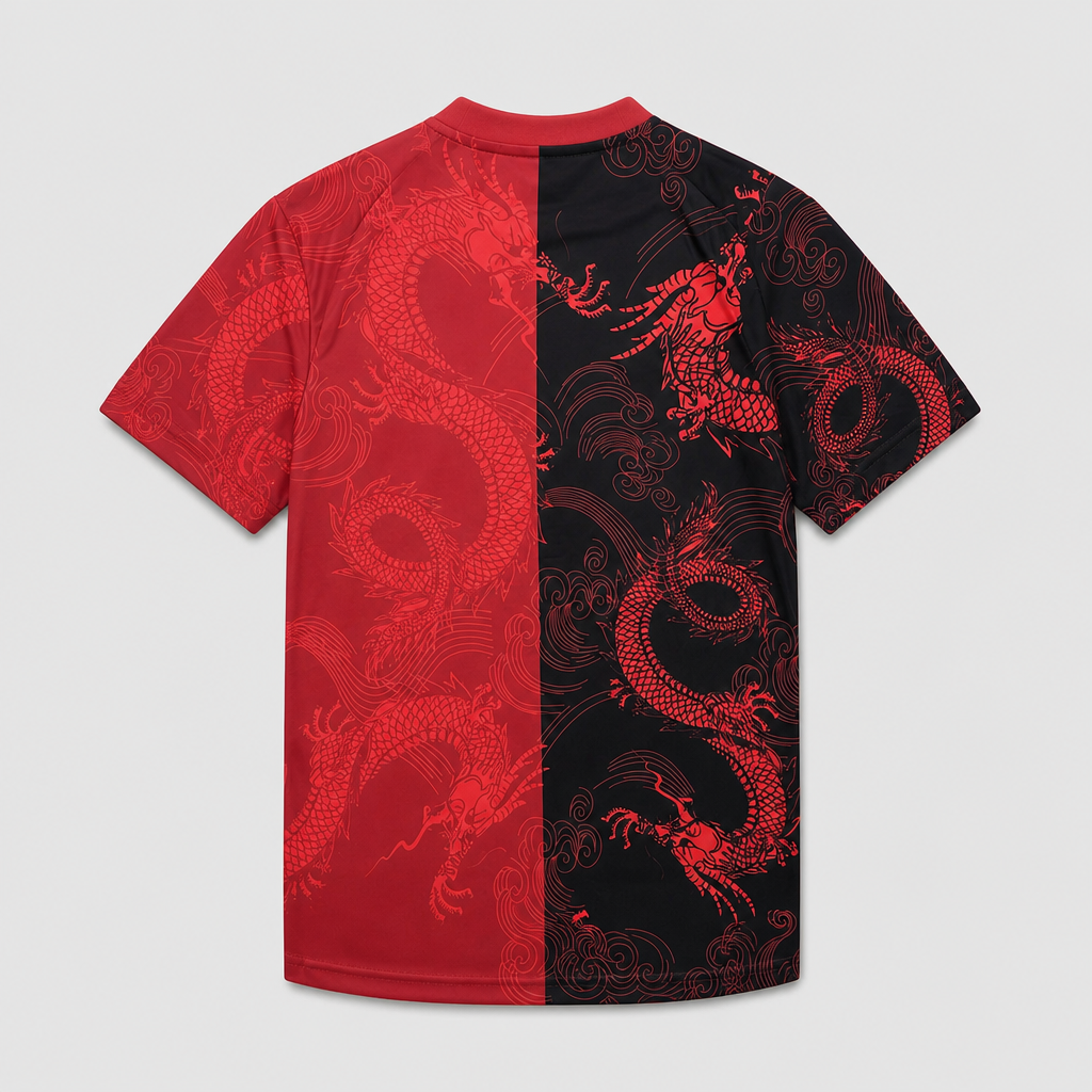 Special Edition Dragon Red Black Special Edition 26/27 Men's Shirt