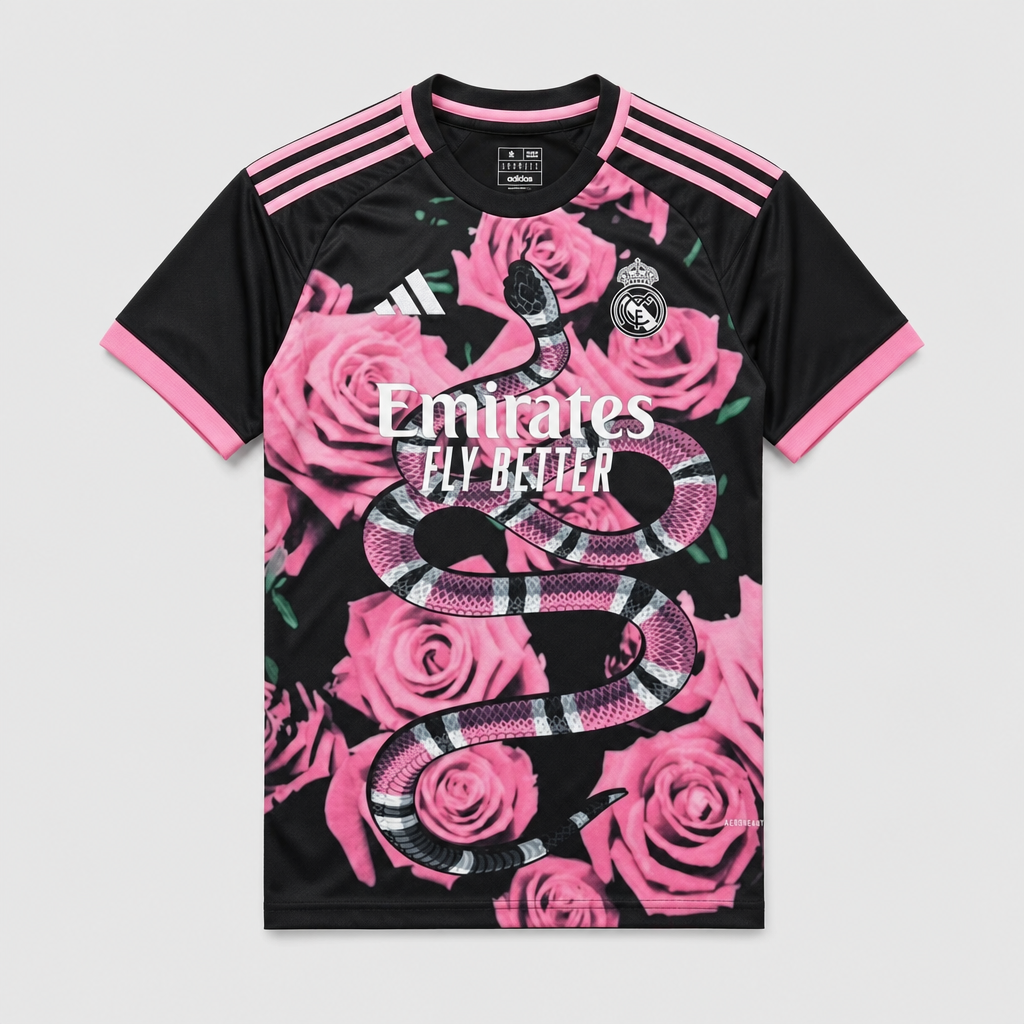 Special Edition Snake Roses Pink Special Edition 26/27 Men's Shirt