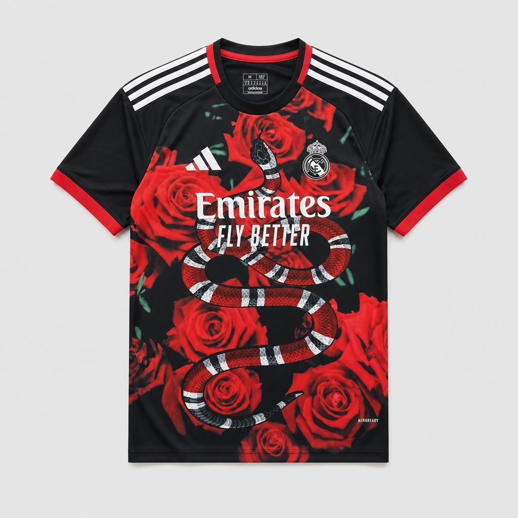 Special Edition Snake Roses Red Special Edition 26/27 Men's Shirt